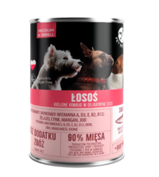 PetRepublic Łosoś Krojone Kawałki W Delikatnym Sosie 400g