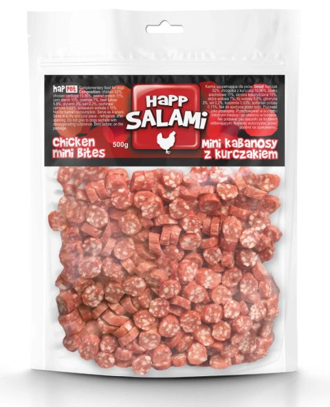 Mini kawałki salami z kurczakiem 100g Mini kawałki salami z kurczakiem 100g