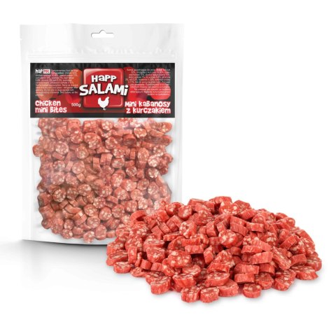 Mini kawałki salami z kurczakiem 100g Mini kawałki salami z kurczakiem 100g