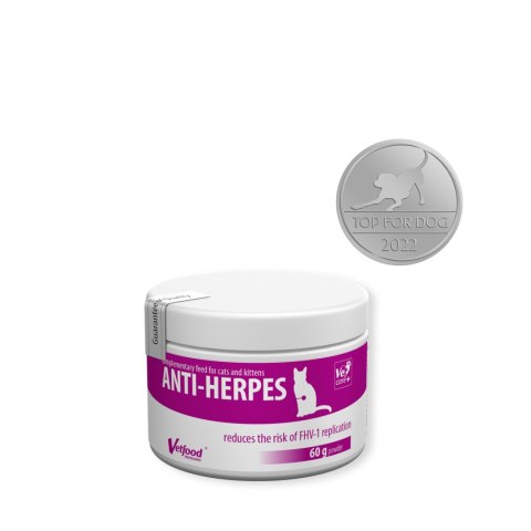 Anti-Herpes 60 g - Suplement Diety dla Kotów Anti-Herpes 60 g - Suplement Diety dla Kotów