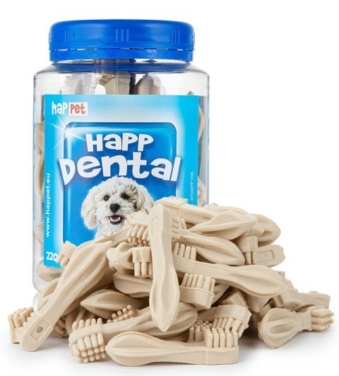 HAPP DENTAL szczoteczka milk 220g słoik HAPP DENTAL szczoteczka milk 220g słoik