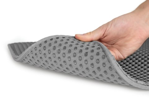 Mata pod kuwetę L 55x75cm szara