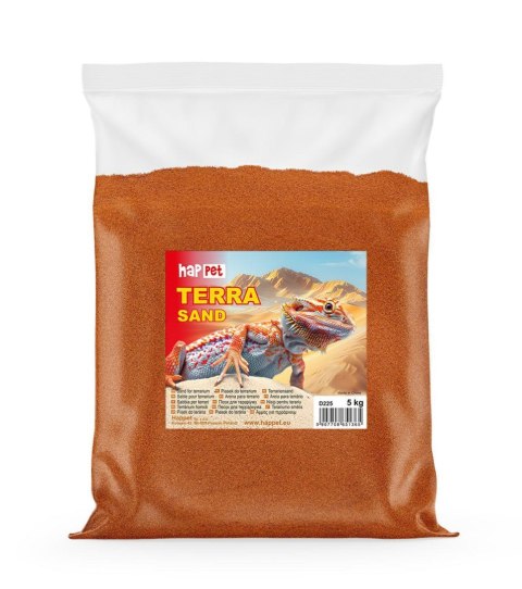Piasek do terrarium Happet czerwony 5kg