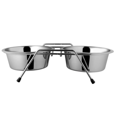 Stojak MM40 druciany + 2 miski 14cm Stojak MM40 druciany + 2 miski 14cm