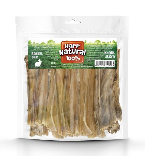 Królik skóra naturalna 100% gryzak, 100g