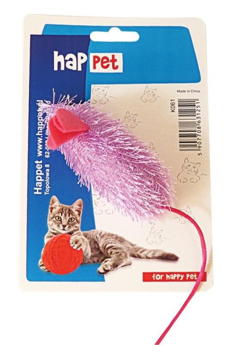 Zabawka dla kota myszka Happet K061 10cm Zabawka dla kota myszka Happet K061 10cm