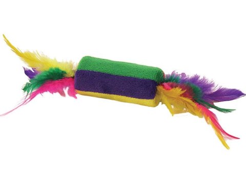 Zabawka rolka z piórkami Happet K095 13cm Zabawka rolka z piórkami Happet K095 13cm