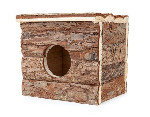 Domek dla gryzonia, drewniany 16cm Domek dla gryzonia, drewniany 16cm
