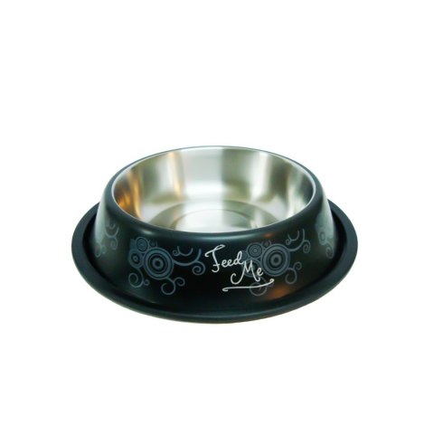 Miska Happet M108 z wzorem czarna 17cm/0.7l Miska Happet M108 z wzorem czarna 17cm/0.7l