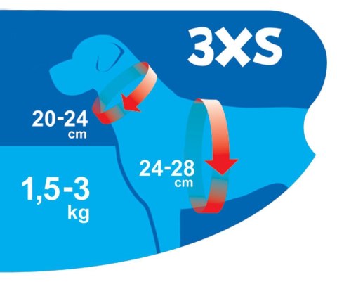 Szelki air comfort 3XS czarne Szelki air comfort 3XS czarne