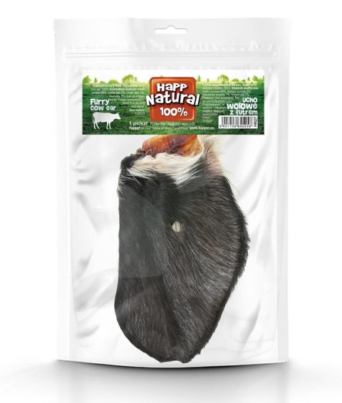 Wołowe ucho z futrem, 1szt.