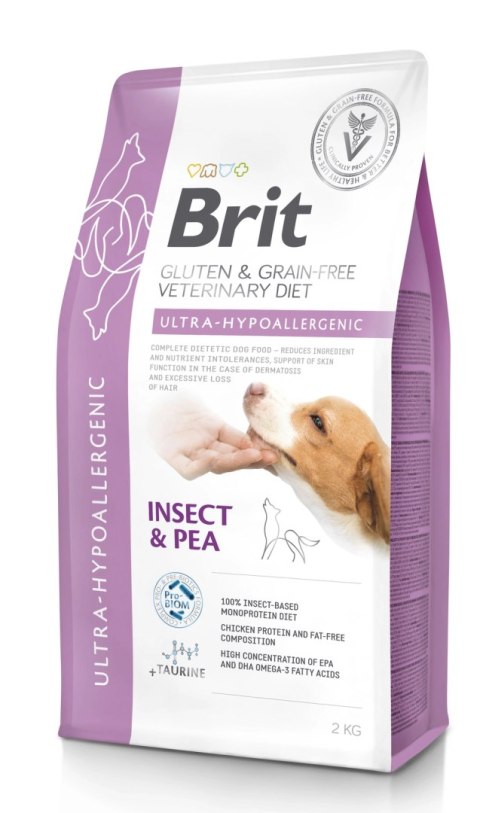 Brit GF Veterinary Diets Dog Ultra-Hypoallergenic Insect 2kg Brit GF Veterinary Diets Dog Ultra-Hypoallergenic Insect 2kg
