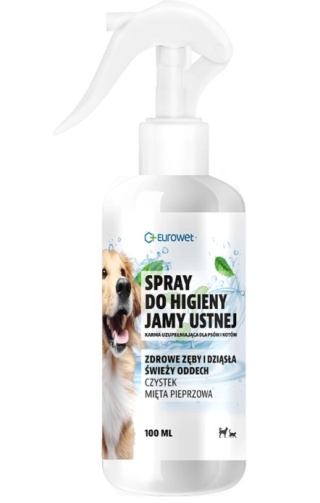 Eurowet Spray Do Higieny Jamy Ustnej Z Czystkiem I Miętą Pieprzową 100ml