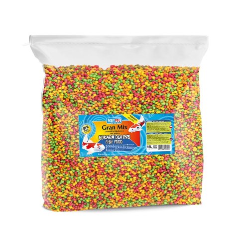 Granulki mix Happet trójkolorowe 15L Granulki mix Happet trójkolorowe 15L