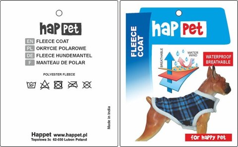 Polar dla psa Happet 304B fiolet S-40 cm Polar dla psa Happet 304B fiolet S-40 cm