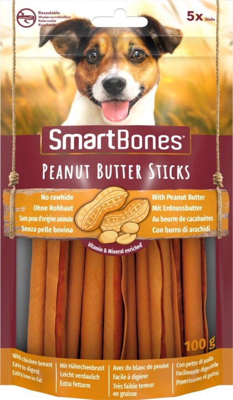 Zolux Smart Bones Peanut Butter Sticks 5szt Zolux Smart Bones Peanut Butter Sticks 5szt