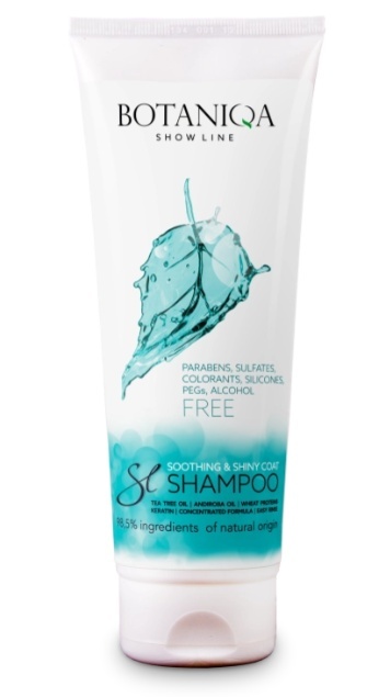 BOTANIQA Soothing & Shiny Coat Shampoo Szampon Nabłyszczający 250ml