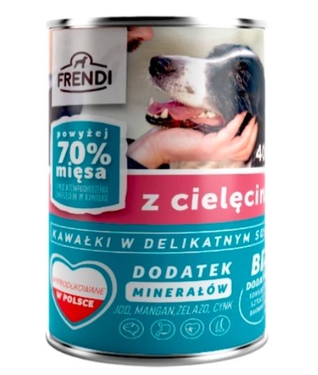 Frendi Kawałki W Delikatnym Sosie Z Cielęciną 400g