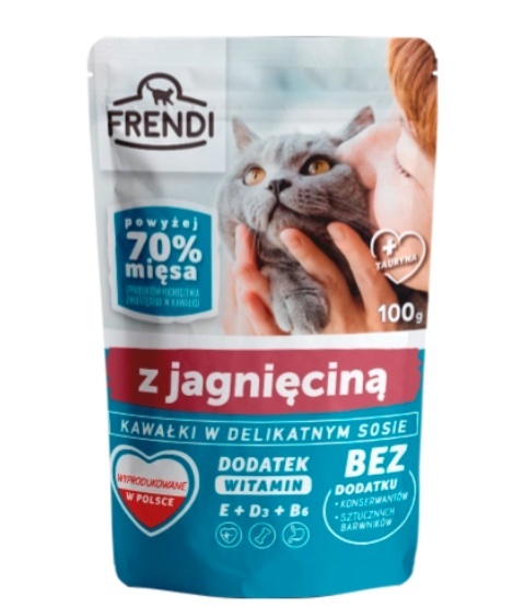 Frendi Kawałki W Delikatnym Sosie Z Jagnięciną 100g