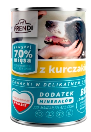 Frendi Kawałki W Delikatnym Sosie Z Kurczakiem 400g