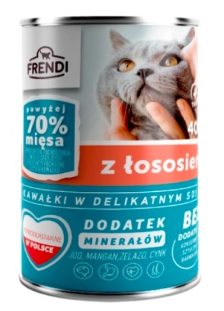 Frendi Kawałki W Delikatnym Sosie Z Łososiem 400g