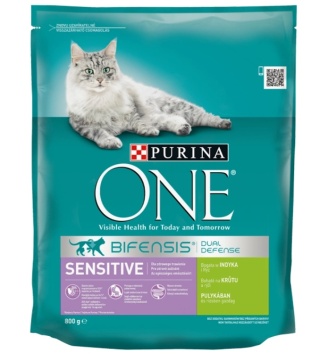 Purina One Cat Sensitive Karma Z Indykiem Dla Kota 800g