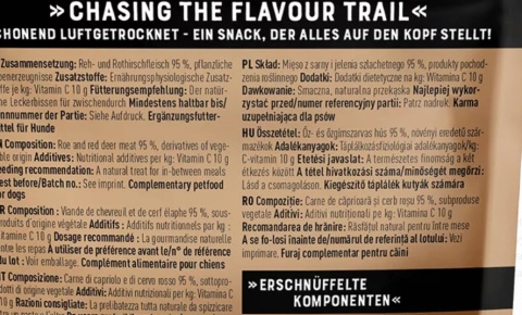 Chewies® Paski Mięsne Soft Sarna & Jeleń