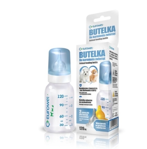 Eurowet Butelka Do Karmienia Zwierząt 120ml