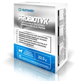 Eurowet Probiotyk W Saszetkach Dla Psów 15x1,5g