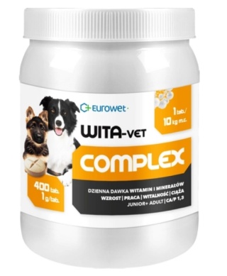 Eurowet Wita-Vet Junior +Aldut 400tab