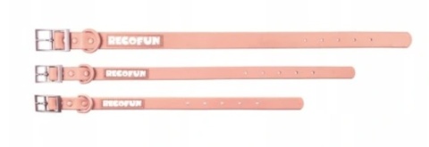 RecoFun Obroża z PVC różowa