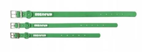 RecoFun Obroża z PVC zielona