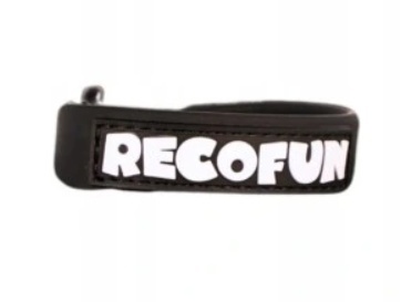 RecoFun Smycz treningowa z PVC czarna