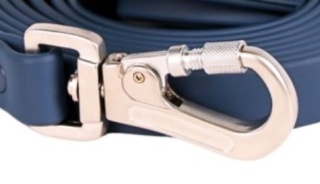 RecoFun Smycz treningowa z PVC granatowa