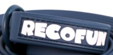 RecoFun Smycz treningowa z PVC granatowa