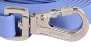 RecoFun Smycz treningowa z PVC niebieska