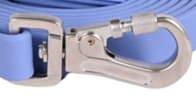 RecoFun Smycz treningowa z PVC niebieska