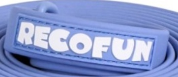 RecoFun Smycz treningowa z PVC niebieska