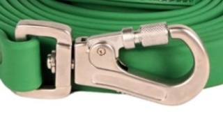 RecoFun Smycz treningowa z PVC zielona