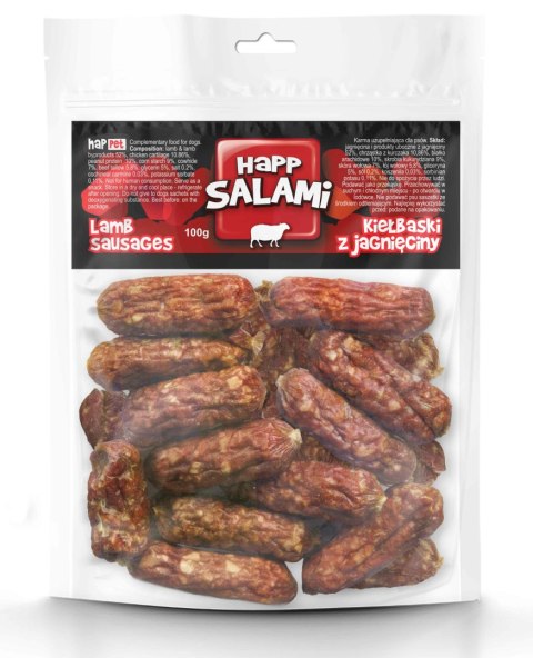 Salami jagnięce kiełbaski 100g Salami jagnięce kiełbaski 100g