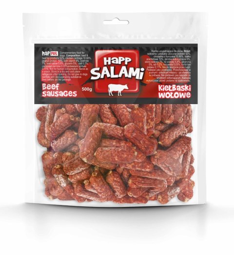Salami wołowe kiełbaski 500g Salami wołowe kiełbaski 500g