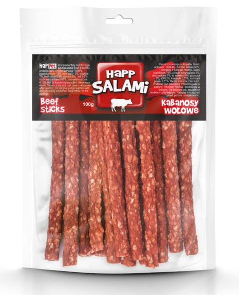 Salami wołowe pałeczki 100g Salami wołowe pałeczki 100g