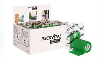 Bandaż kohezyjny zielony 5 cm x 4,5 m