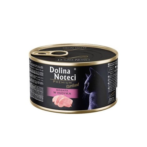 DOLINA NOTECI Premium Sterilised dla Kota Bogata w Indyka 185g