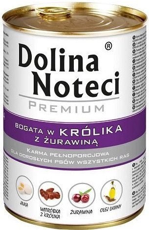 Dolina Noteci Premium Królik Z Żurawiną 400g