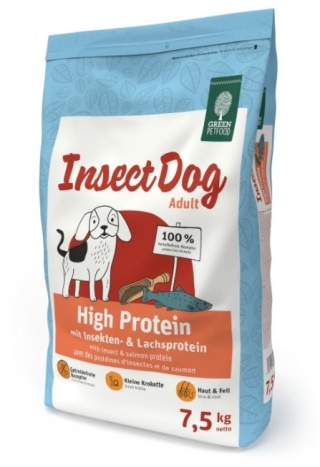 GREEN PETFOOD InsectDog High Protein 7,5kg