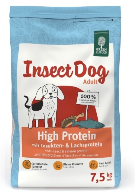 GREEN PETFOOD InsectDog High Protein 7,5kg