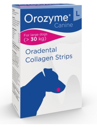 Orozyme Oradental Collagen Strips Kolagenowe Płatki Czyszczące Dla Psa L 141g