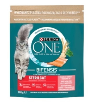 Purina One Cat Sterilcat Karma Z Łososiem Dla Kota 800g