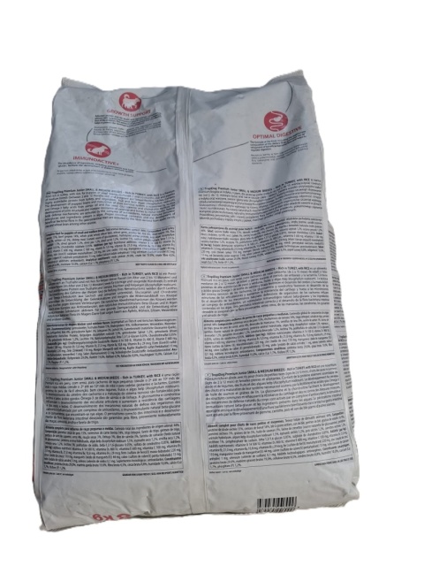 Tropidog Premium Junior Small And Medium Breeds Łosoś Z Ryżem 8kg